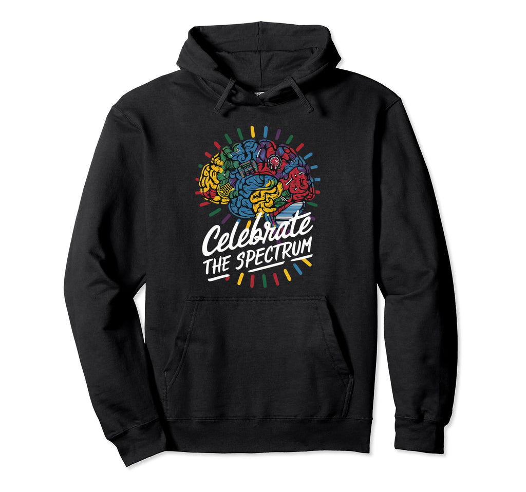 Neurodiversity Brain Autism Awareness Hoodie - Unique Graphic for Adults - T-Shirt, Sweatshirt, Hoodie