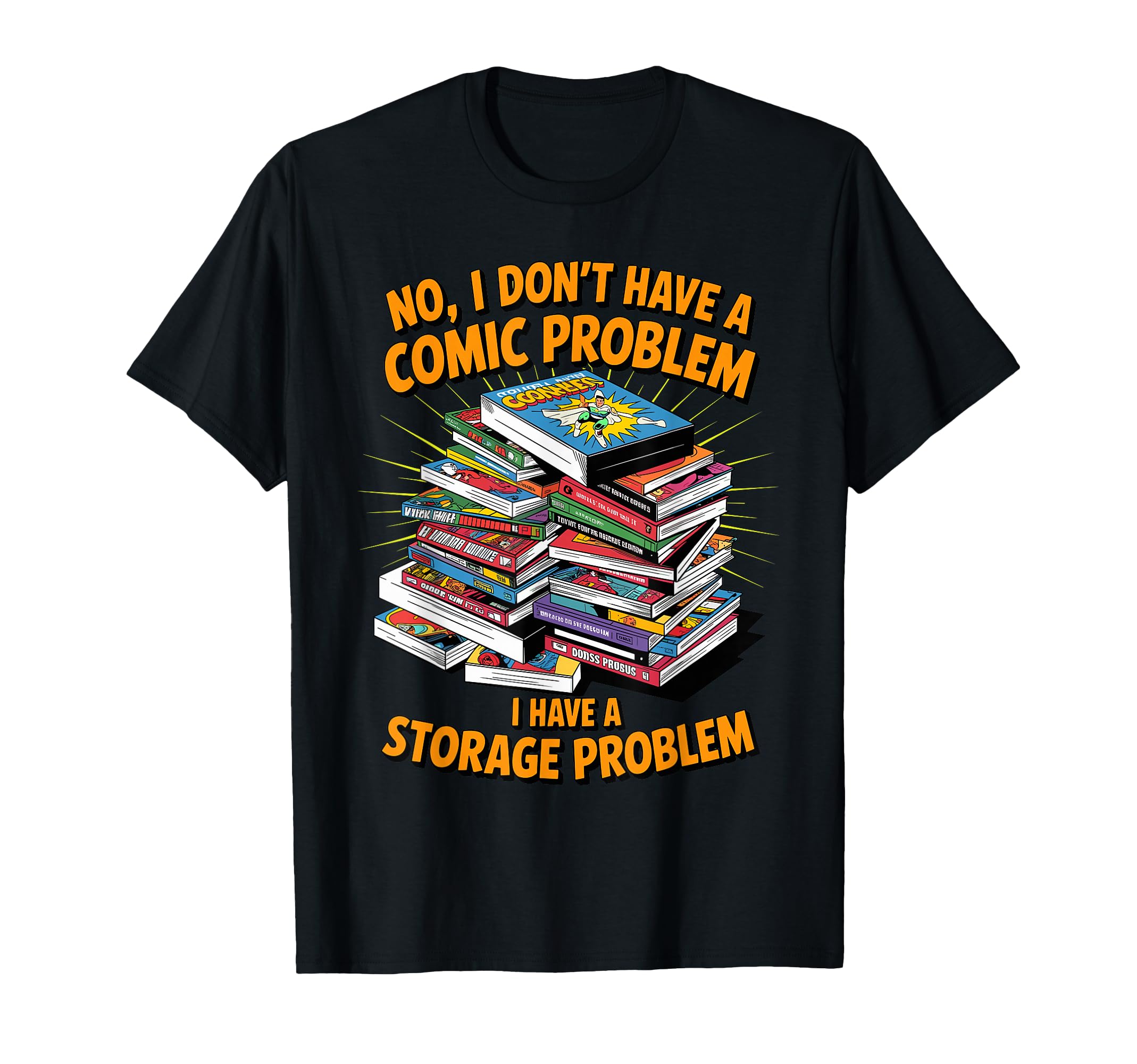 Funny Superhero Nerd Geek Reader T-Shirt - Casual Everyday Wear for Adults - T-Shirt, Sweatshirt, Hoodie