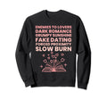 Bibliophile Romance Book Genre Sweatshirt - Fun Novelty Design Men Women - T-Shirt, Sweatshirt, Hoodie