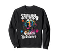Best Therapy Is Golden Sweatshirt - Fun Novelty Design for Adults - T-Shirt, Sweatshirt, Hoodie