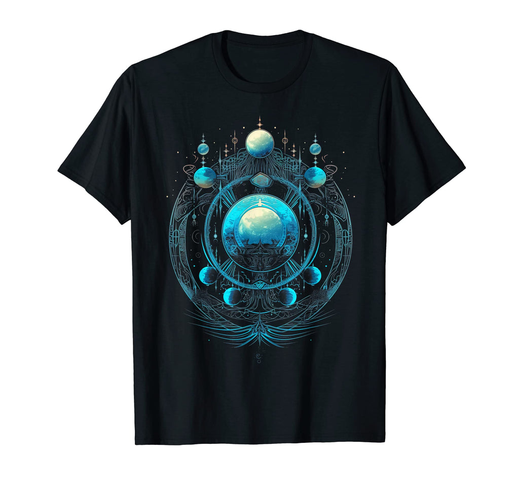 Yoga Moonchild Meditation Mandala T-Shirt - Trendy Graphic Unisex - T-Shirt, Sweatshirt, Hoodie