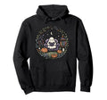 Halloween Ghost Reading Book Lover Hoodie - Aesthetic Graphic Unisex - T-Shirt, Sweatshirt, Hoodie