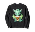 Funny Bookworm And Dragons Hoodie - Custom Art Print Men Women - T-Shirt, Sweatshirt, Hoodie