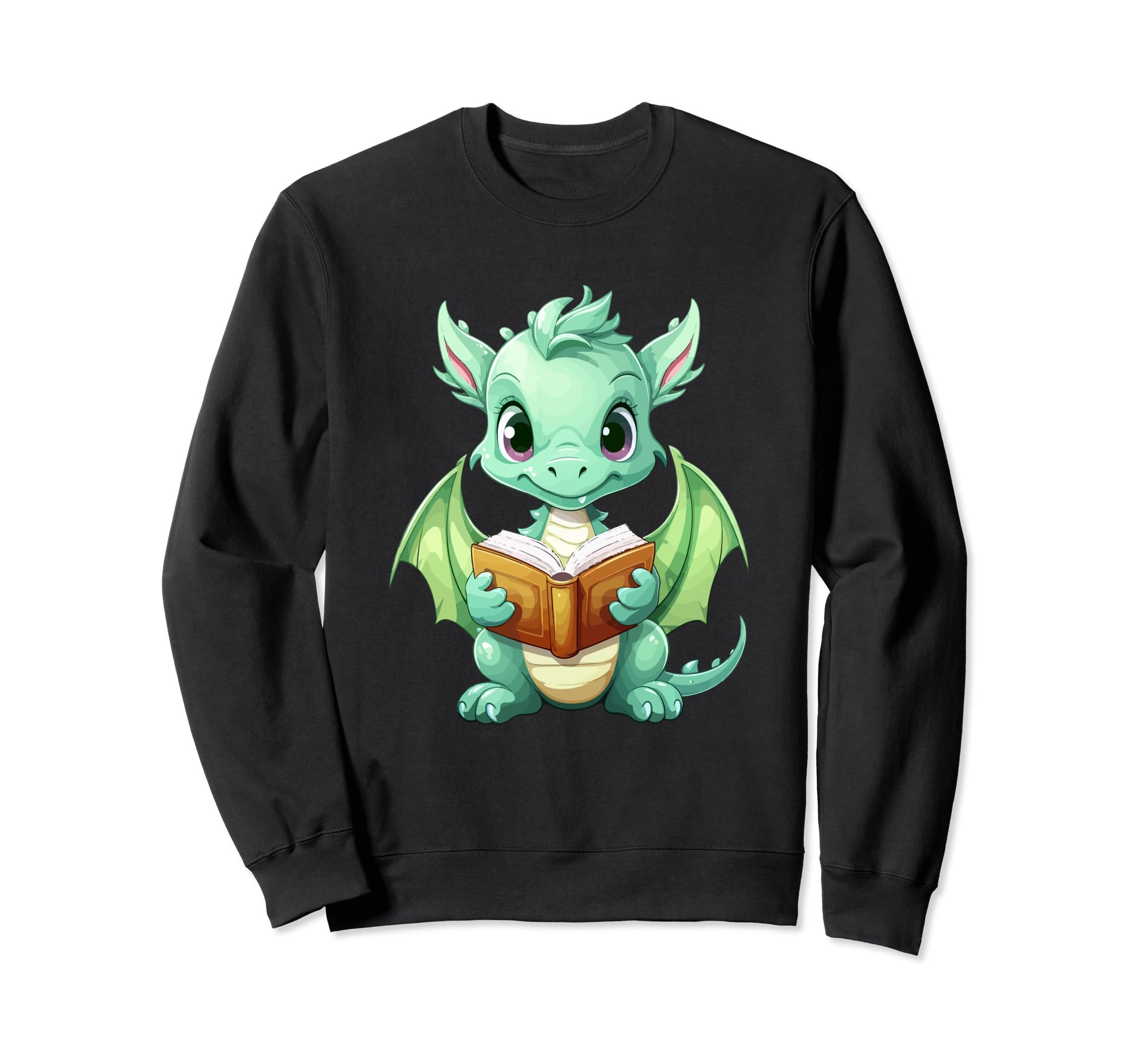 Funny Bookworm And Dragons Hoodie - Custom Art Print Men Women - T-Shirt, Sweatshirt, Hoodie