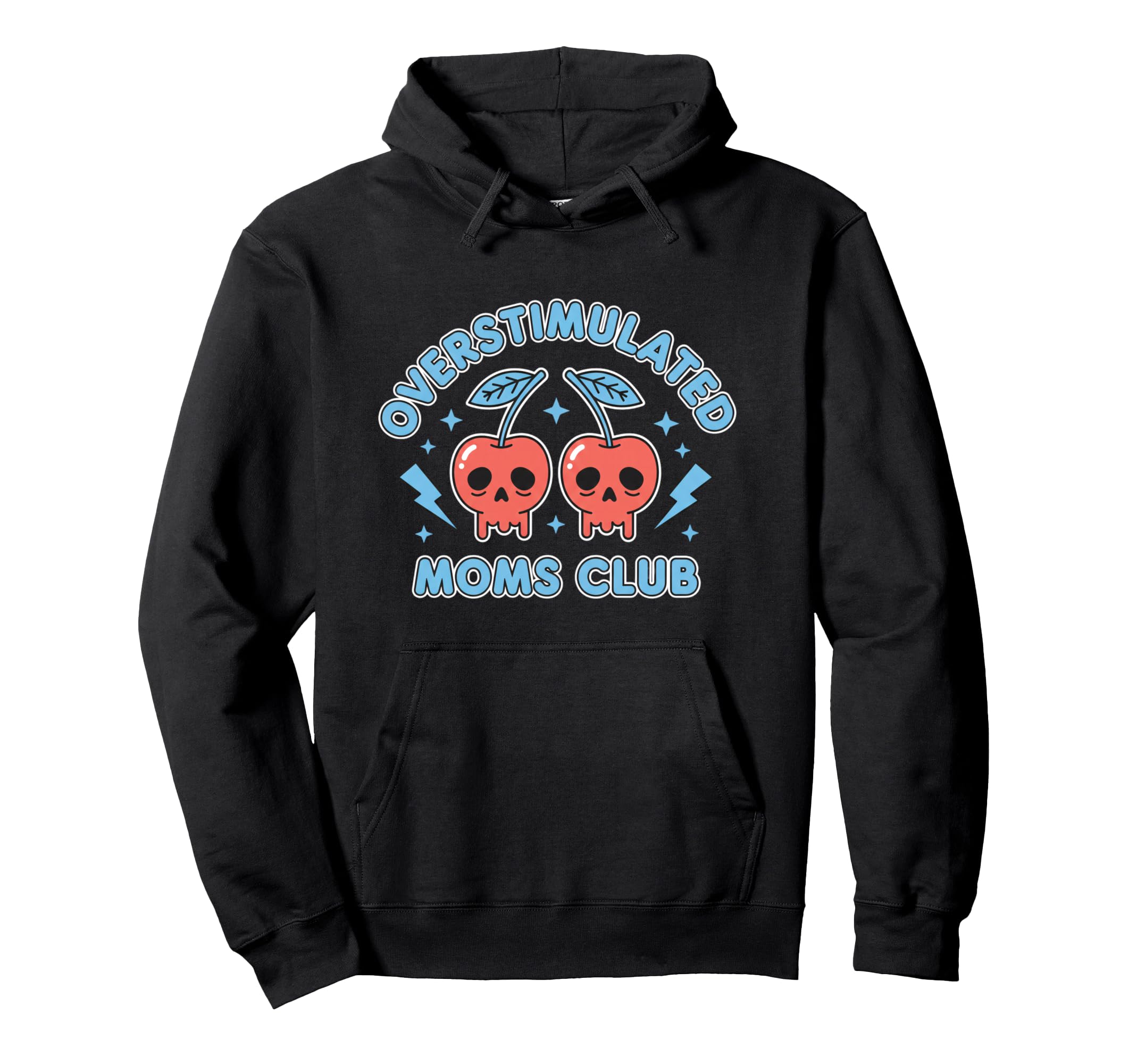 Overstimulated Moms Club Funny Mom Svg Hoodie - Custom Art Print for Adults - T-Shirt, Sweatshirt, Hoodie