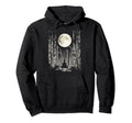 Buddha Zen Moonlit Bamboo Bamboo Hoodie - Custom Art Print for Adults - T-Shirt, Sweatshirt, Hoodie
