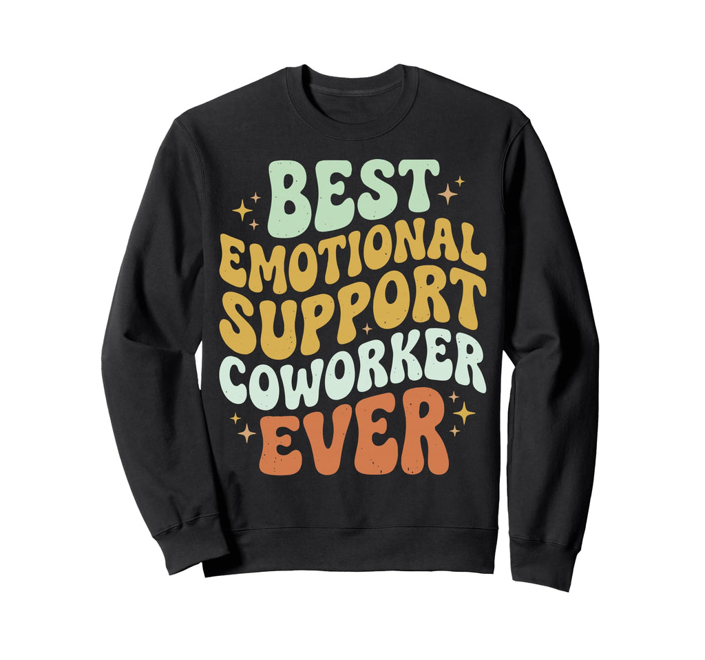 Best Emotional Support Coworker Sweatshirt - Aesthetic Graphic for Adults - T-Shirt, Sweatshirt, Hoodie