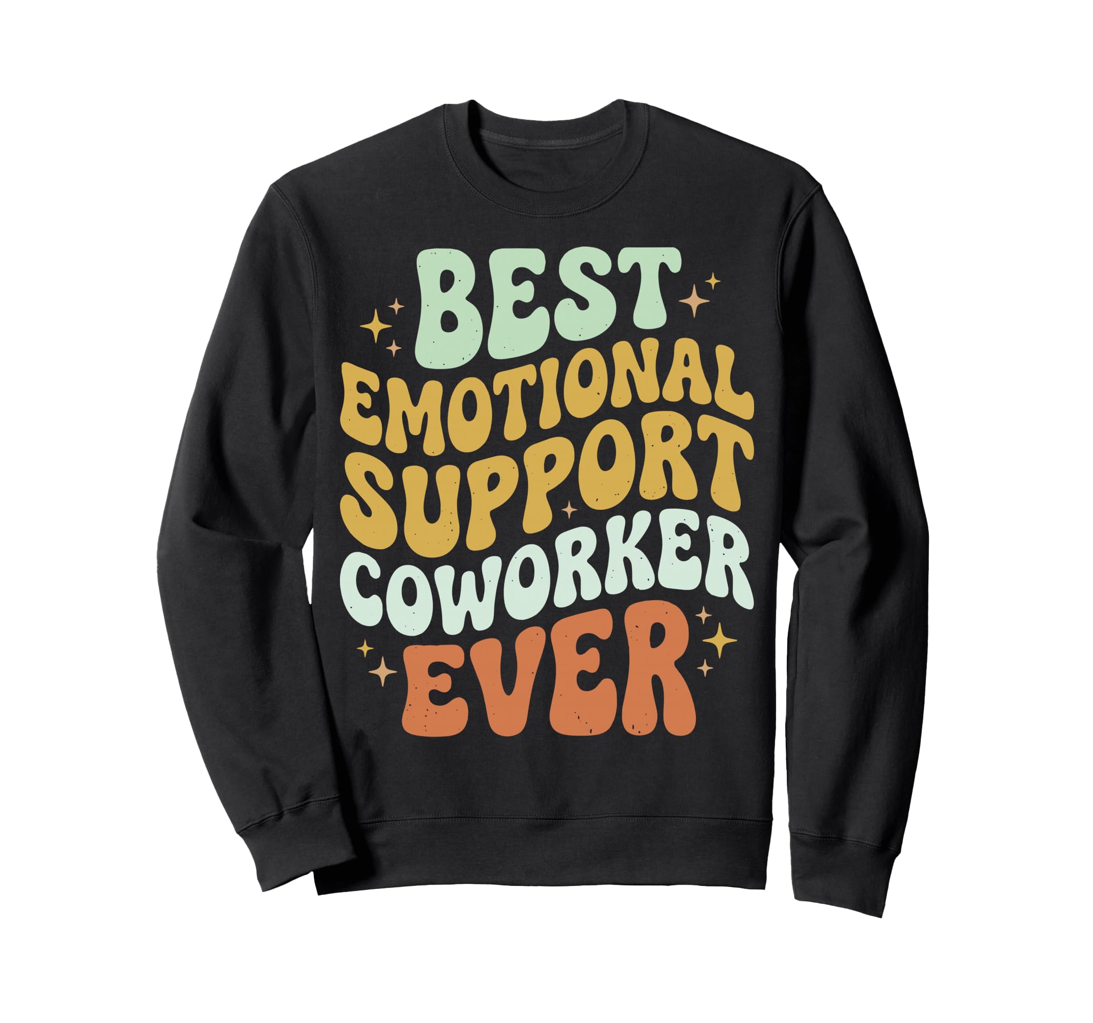 Best Emotional Support Coworker Sweatshirt - Aesthetic Graphic for Adults - T-Shirt, Sweatshirt, Hoodie
