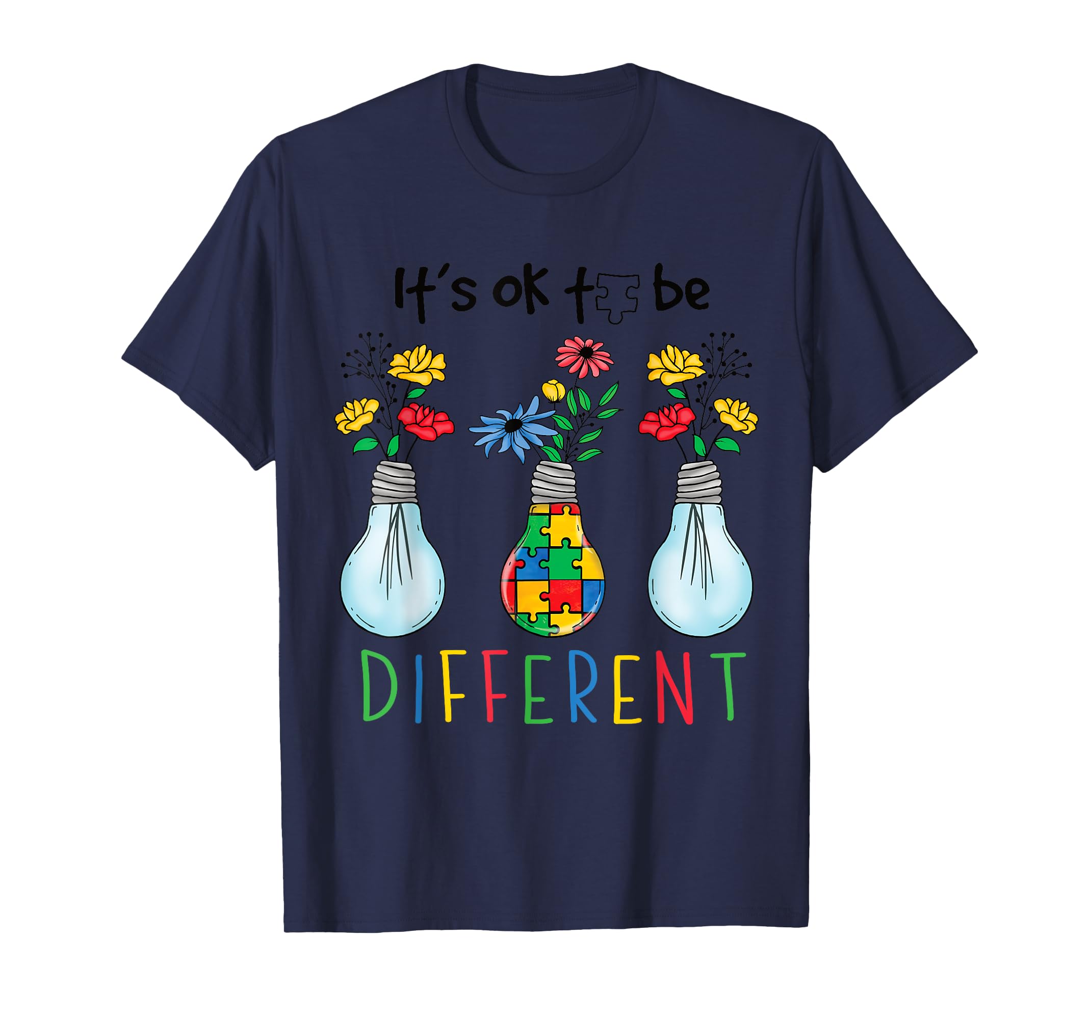 Neurodiversity Brain Autism T-Shirt - Casual Everyday Wear Men Women - T-Shirt, Sweatshirt, Hoodie