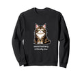 Siberian Cat Social Battery Sweatshirt - Custom Art Print Men Women - T-Shirt, Sweatshirt, Hoodie