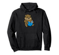Wombat Reading Books Student Hoodie - Fun Novelty Design Men Women - T-Shirt, Sweatshirt, Hoodie