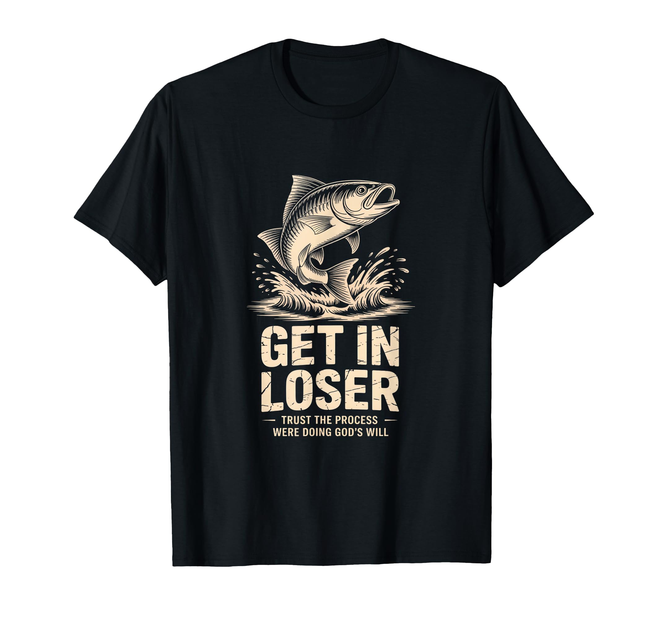 Get Loser Funny Fish Jumping T-Shirt - Trendy Graphic for Adults - T-Shirt, Sweatshirt, Hoodie