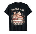 Books Are Magic Dragon Book Lover T-Shirt - Novelty Apparel Unisex - T-Shirt, Sweatshirt, Hoodie