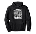 Smart Good Looking Bookreader Book Lover Hoodie - Graphic Print Men Women - T-Shirt, Sweatshirt, Hoodie