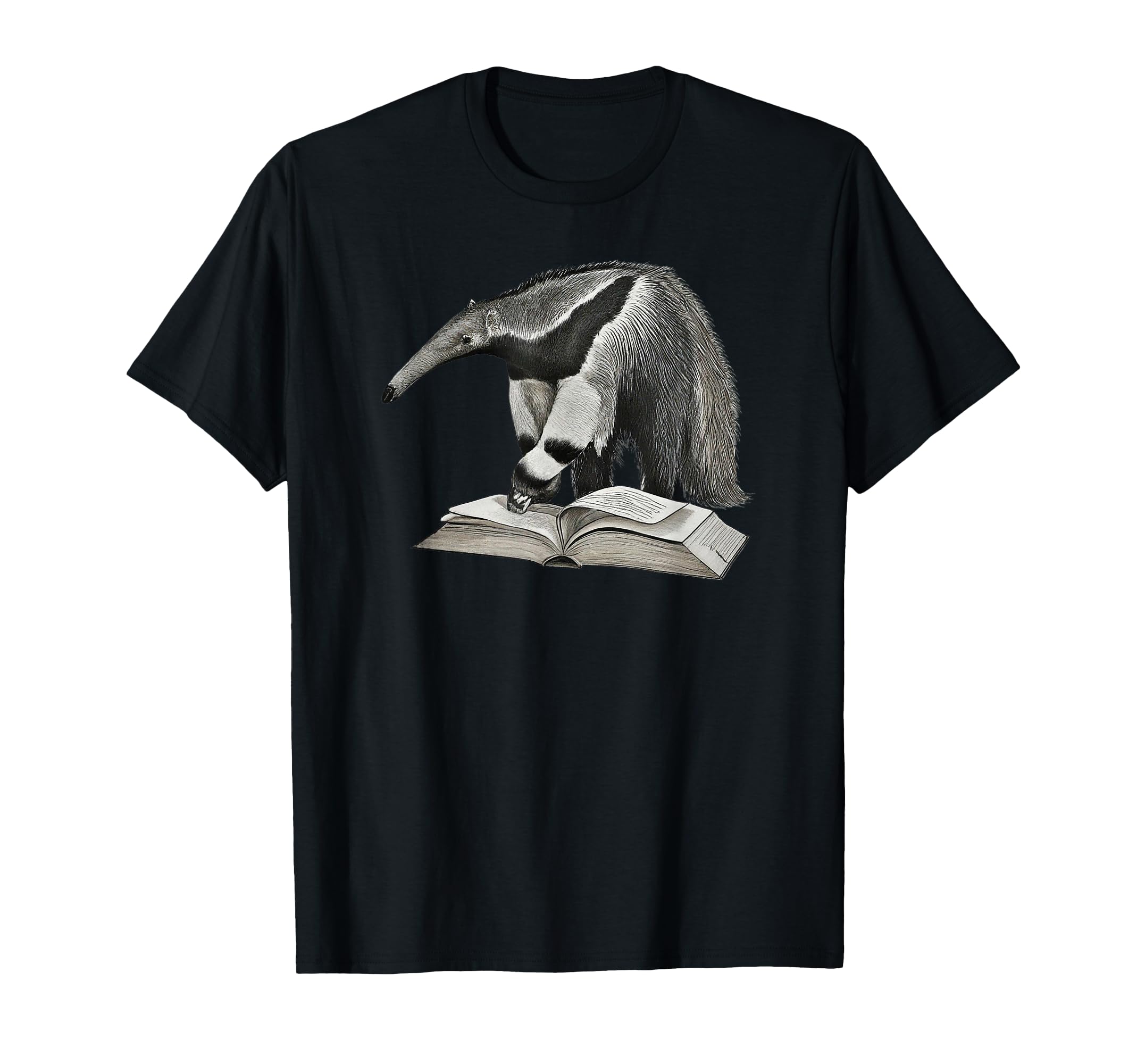 Book Lover Funny Anteater Reading T-Shirt - Aesthetic Graphic Men Women - T-Shirt, Sweatshirt, Hoodie