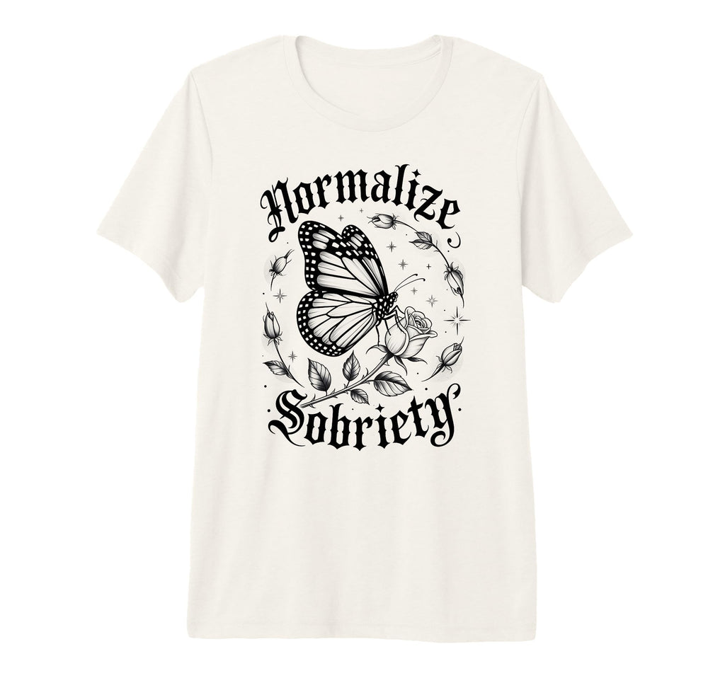 Funny Normalize Sobriety Aa Na T-Shirt - Fun Novelty Design Men Women - T-Shirt, Sweatshirt, Hoodie