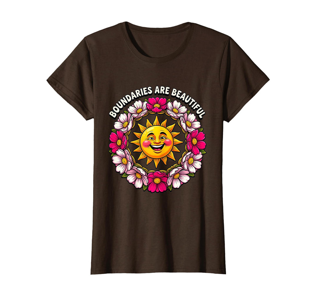 Boundaries Are Beautiful Mental T-Shirt - Fun Novelty Design Men Women - T-Shirt, Sweatshirt, Hoodie