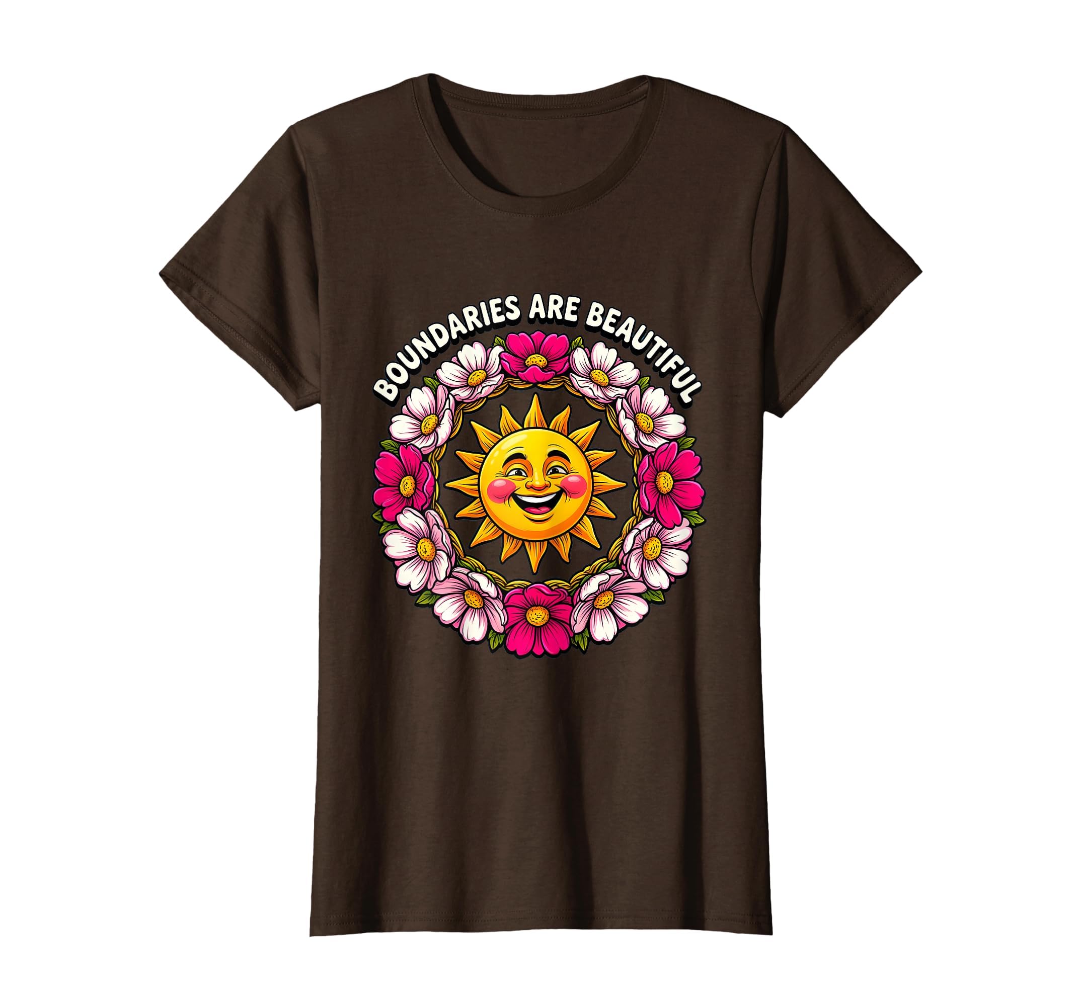 Boundaries Are Beautiful Mental T-Shirt - Fun Novelty Design Men Women - T-Shirt, Sweatshirt, Hoodie