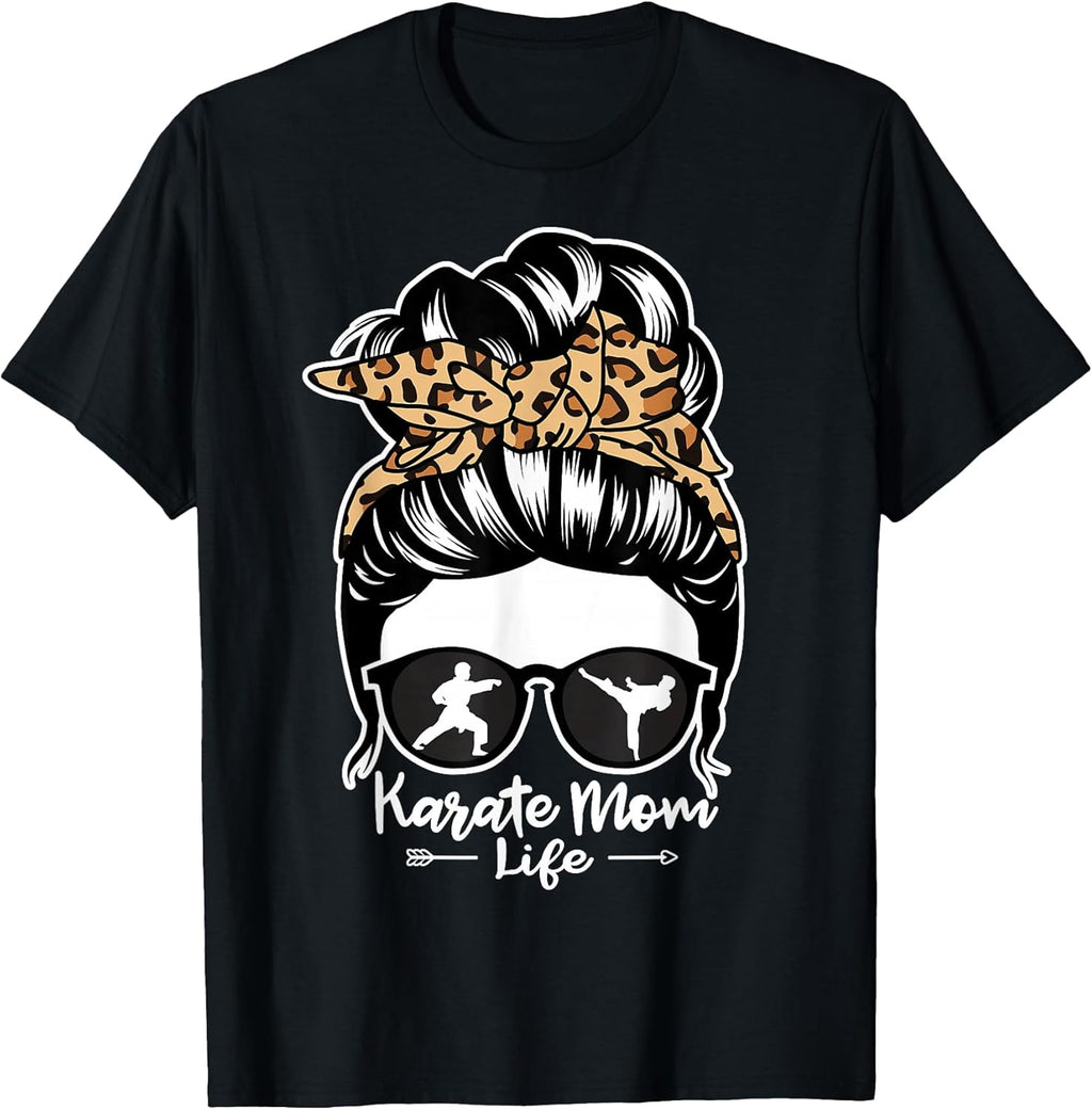 Karate Mom By Merch Unisex T-shirt, Sweatshirt, Hoodie, Long Sleeve Tee - T-Shirt, Sweatshirt, Hoodie