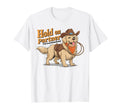 Hold Partner Im Overstimulated Western Dog T-Shirt - Unique Graphic Unisex - T-Shirt, Sweatshirt, Hoodie