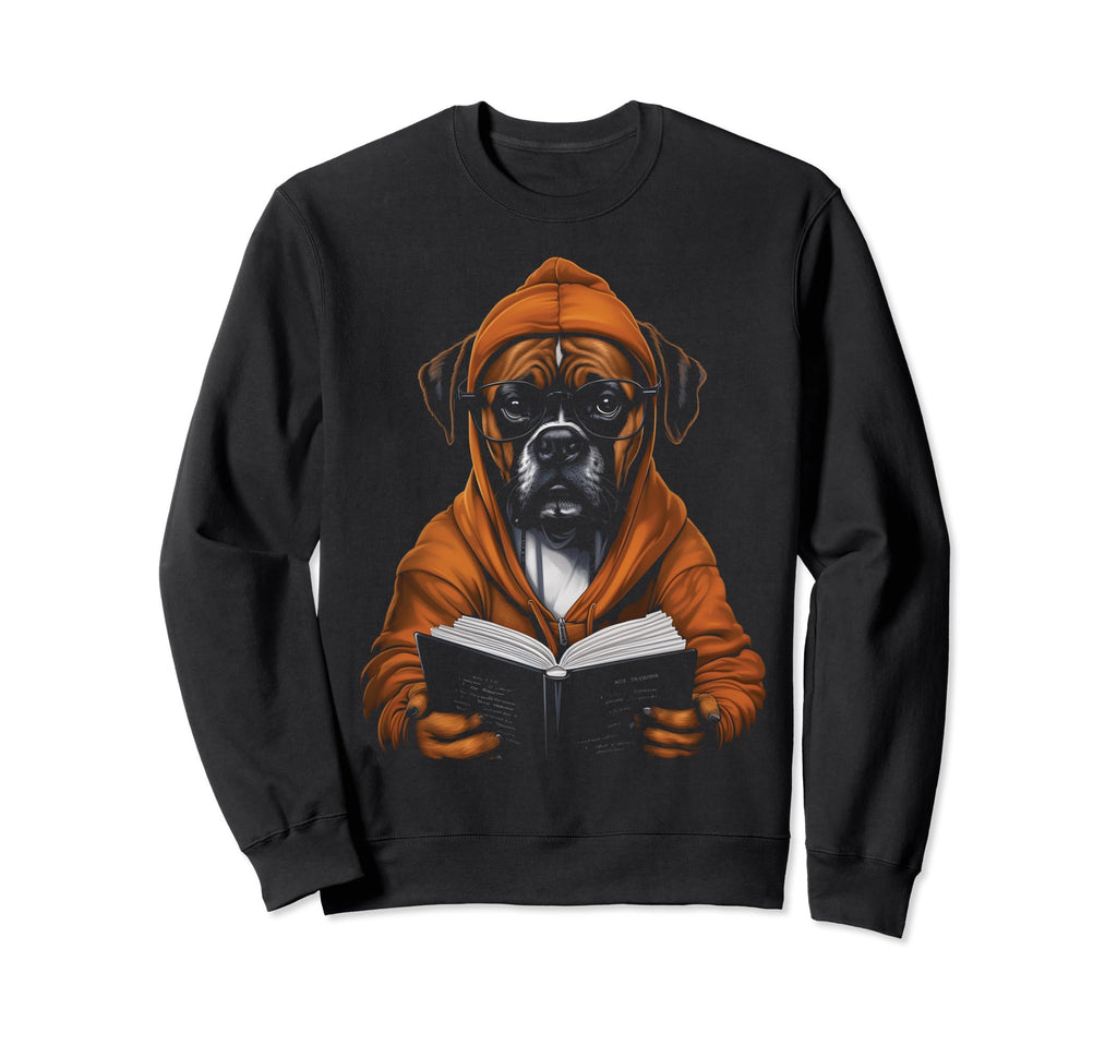 Book Stuff Book Lovers Boxer Sweatshirt - Minimalist Print Men Women - T-Shirt, Sweatshirt, Hoodie