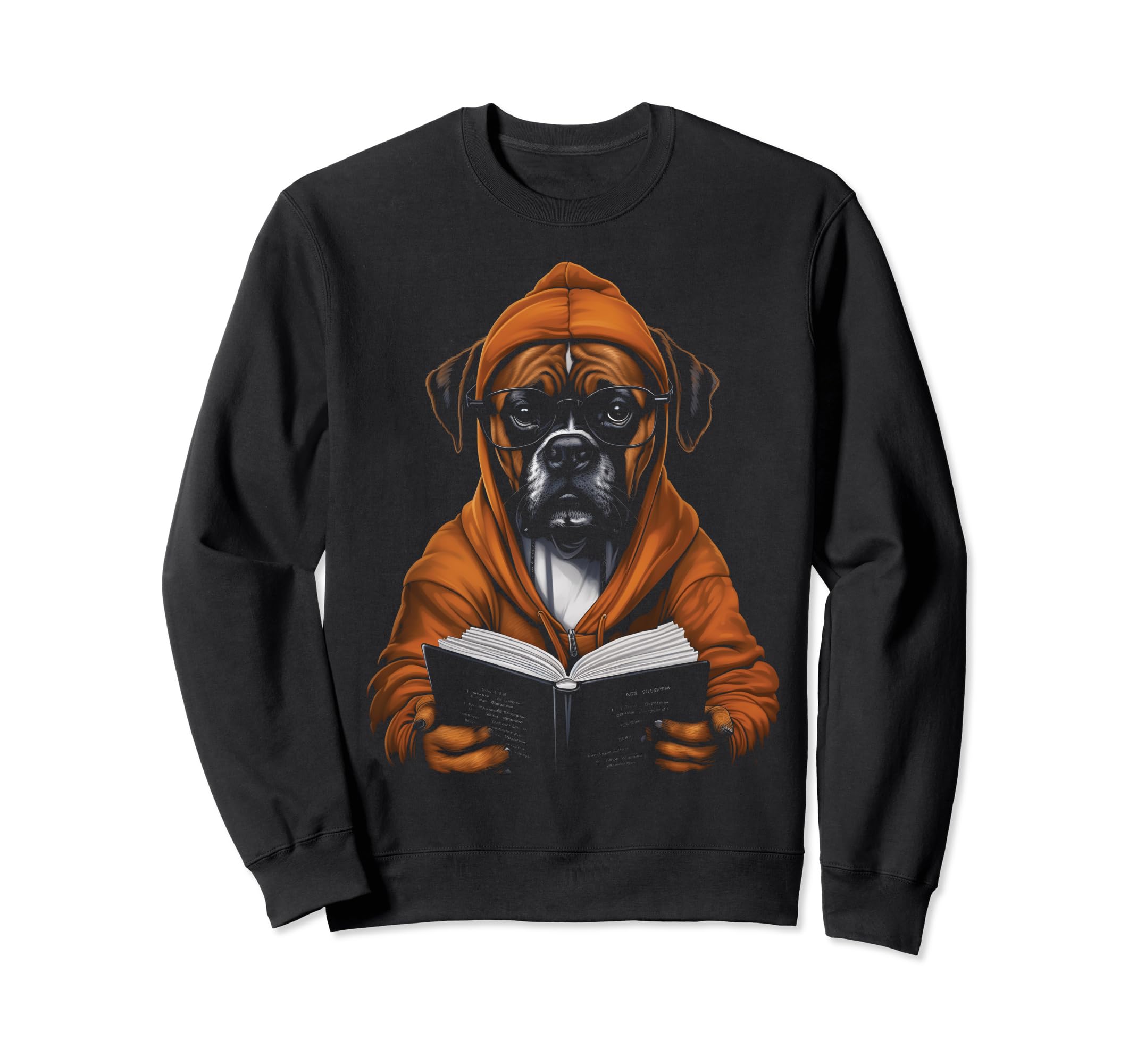 Book Stuff Book Lovers Boxer Sweatshirt - Minimalist Print Men Women - T-Shirt, Sweatshirt, Hoodie