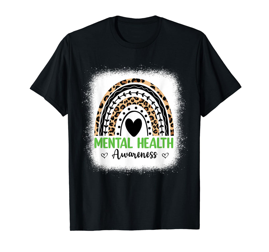 Rainbow May I Wear Green Mental Health T-Shirt - Custom Art Print Unisex - T-Shirt, Sweatshirt, Hoodie