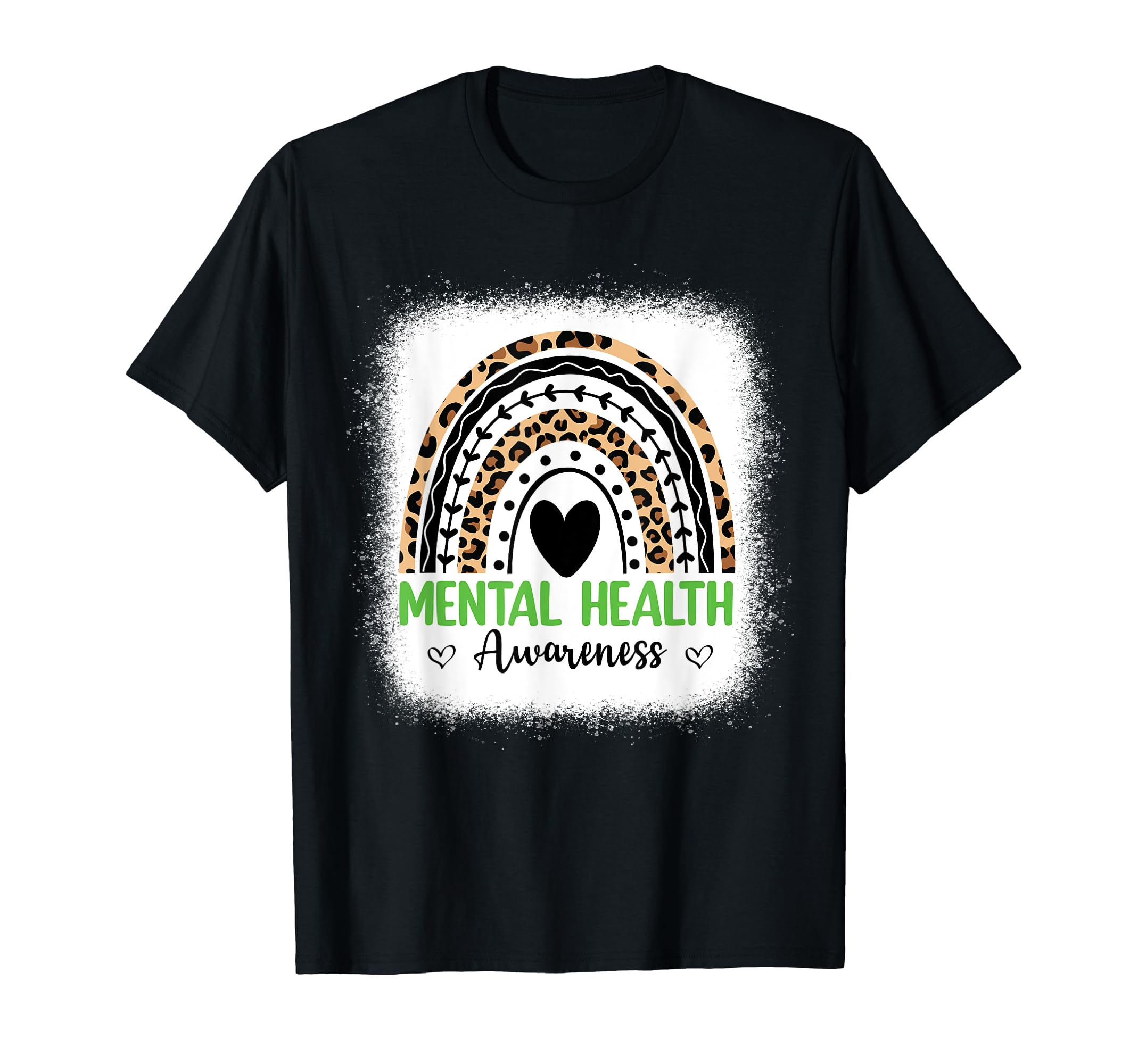 Rainbow May I Wear Green Mental Health T-Shirt - Custom Art Print Unisex - T-Shirt, Sweatshirt, Hoodie