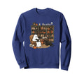 Ghost Reading Books Librarian Sweatshirt - Streetwear Style for Adults - T-Shirt, Sweatshirt, Hoodie