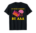 My Brain Is Powered Aaa Adhd Autism T-Shirt - Aesthetic Graphic for Adults - T-Shirt, Sweatshirt, Hoodie