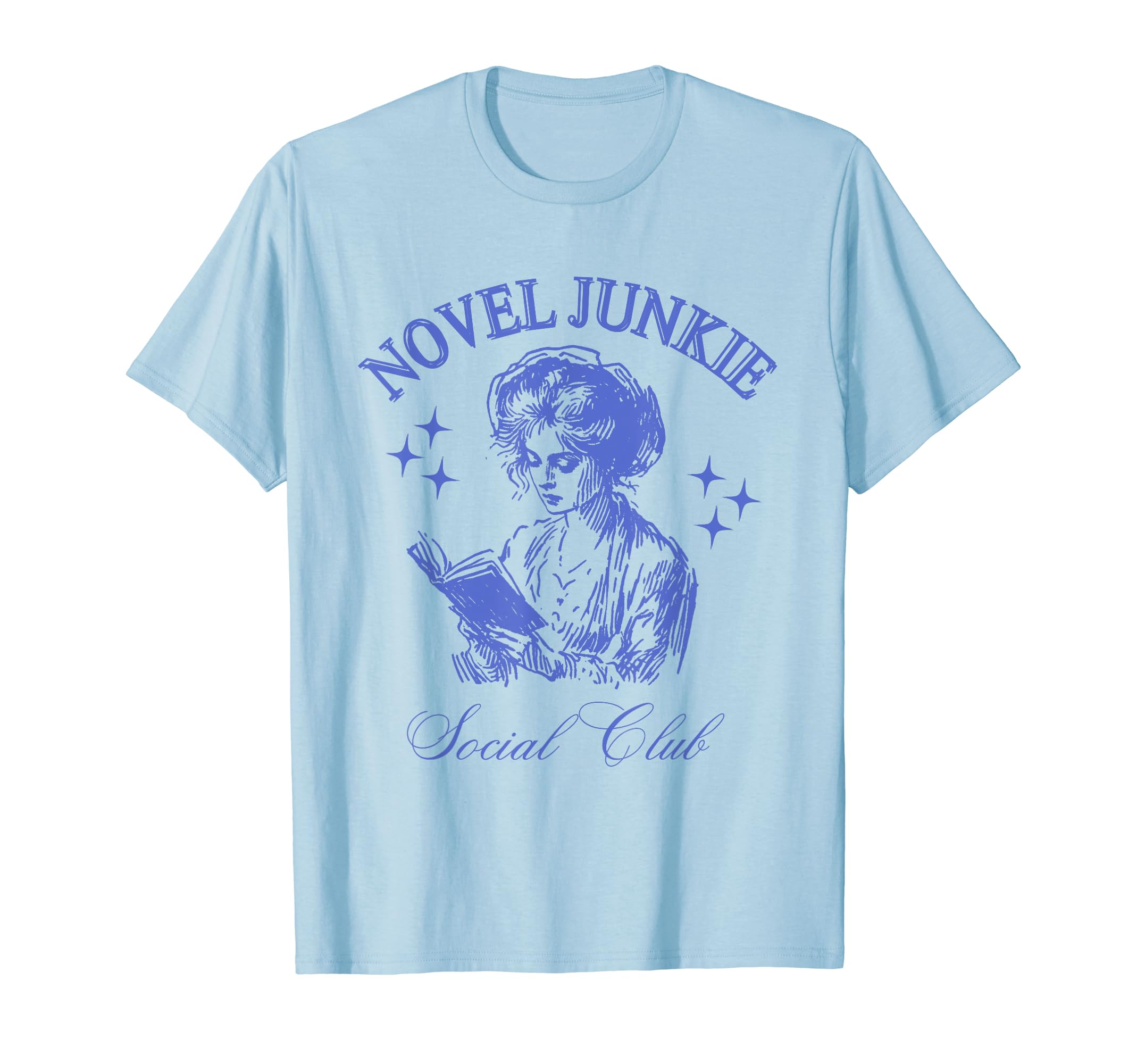 Book Lover Novel Junkie Bookish T-Shirt - Minimalist Print for Adults - T-Shirt, Sweatshirt, Hoodie