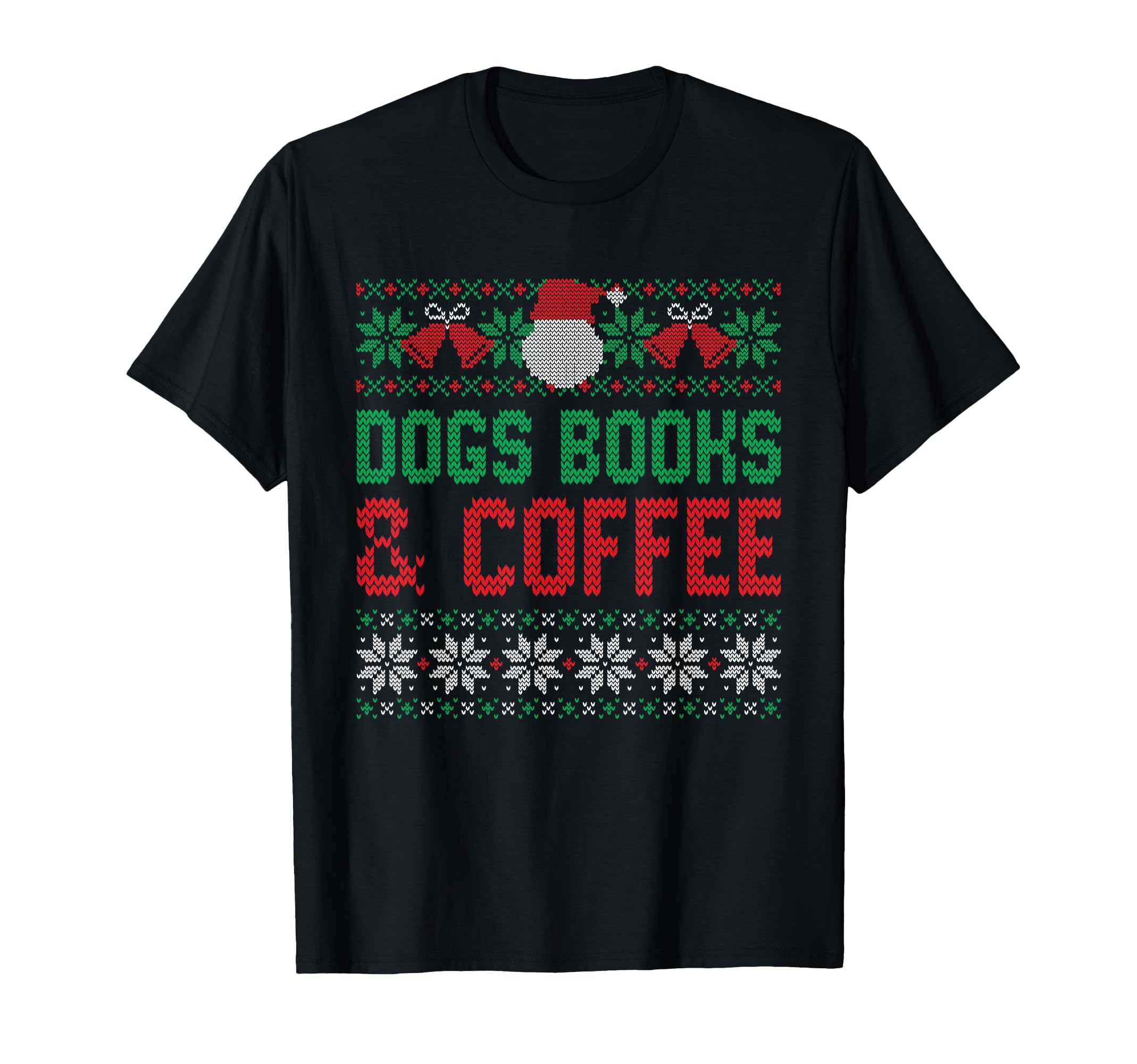 Dogs Books Coffee Funny Ideas Hoodie - Graphic Print for Adults - T-Shirt, Sweatshirt, Hoodie
