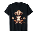 Meditation Monkey Yoga Pose Relaxing T-Shirt - Trendy Graphic for Adults - T-Shirt, Sweatshirt, Hoodie