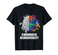Embrace Neurodiversity Autism Adhd Asd T-Shirt - Aesthetic Graphic Unisex - T-Shirt, Sweatshirt, Hoodie