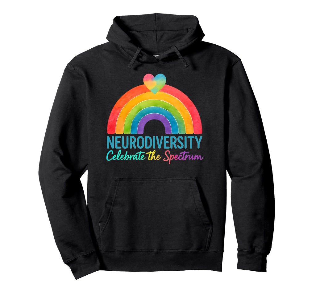 Neurodiversity Autism Spectrum Asd Adhd Hoodie - Novelty Apparel Unisex - T-Shirt, Sweatshirt, Hoodie