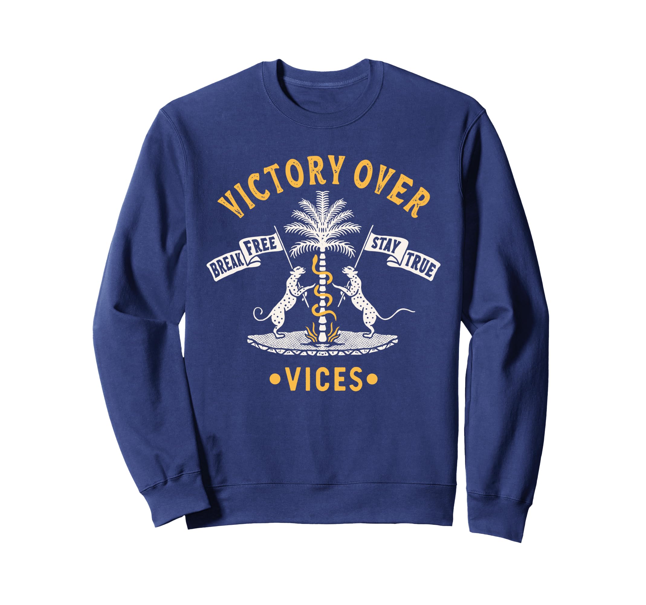 Victory Over Vices 12 Step Sweatshirt - Custom Art Print Men Women - T-Shirt, Sweatshirt, Hoodie