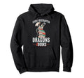 Easily Distracted Dragons Books Hoodie - Graphic Print Men Women - T-Shirt, Sweatshirt, Hoodie
