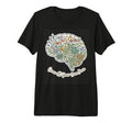 Grow Your Own Pace Floral Brain Mental T-Shirt - Minimalist Print Unisex - T-Shirt, Sweatshirt, Hoodie