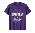 Different Not Broken Neurodivergent T-Shirt - Minimalist Print Men Women - T-Shirt, Sweatshirt, Hoodie