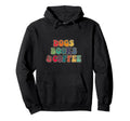 Dogs Books And Coffee Hoodie - Minimalist Print for Adults - T-Shirt, Sweatshirt, Hoodie