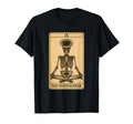 Funny Skeleton Overthinker Tarot T-Shirt - Minimalist Print for Adults - T-Shirt, Sweatshirt, Hoodie