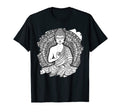 Zen Buddha Mandala Spiritual Asian T-Shirt - Minimalist Print for Adults - T-Shirt, Sweatshirt, Hoodie