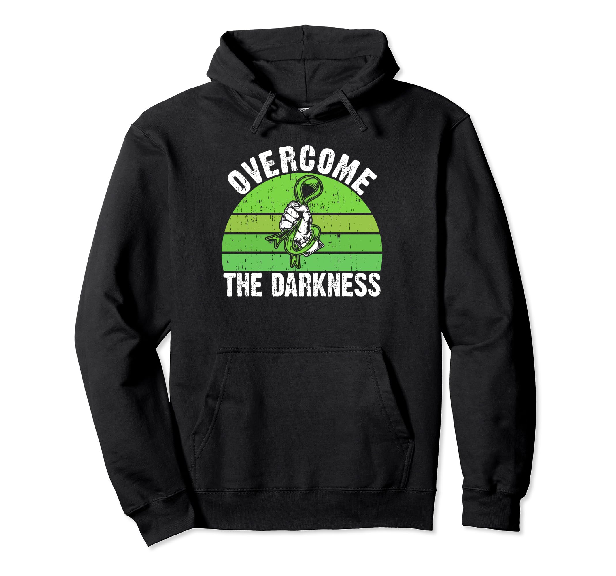 Overcome Darkness Mental Health Hoodie - Novelty Apparel Men Women - T-Shirt, Sweatshirt, Hoodie