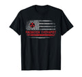 Us American Flag Radiation Therapist T-Shirt - Trendy Graphic Unisex - T-Shirt, Sweatshirt, Hoodie