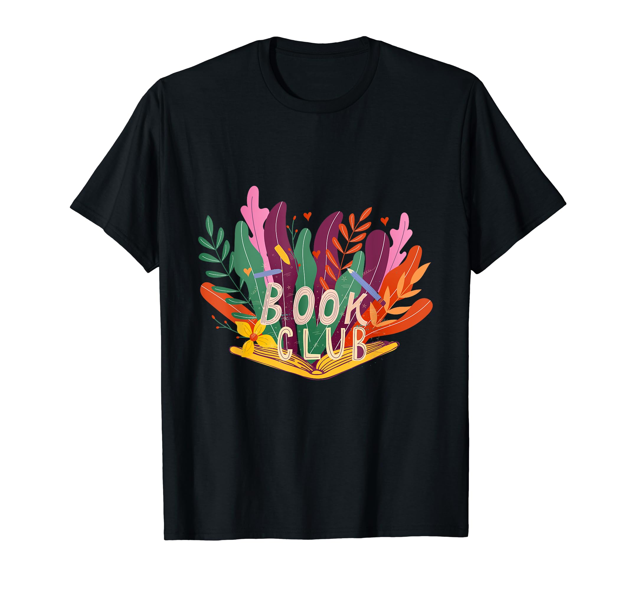 Bookworm Reader Flowers Literature T-Shirt - Graphic Print Unisex - T-Shirt, Sweatshirt, Hoodie