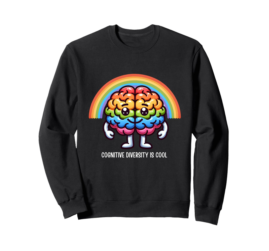 Neurodiversity Cognitive Diversity Sweatshirt - Minimalist Print Men Women - T-Shirt, Sweatshirt, Hoodie