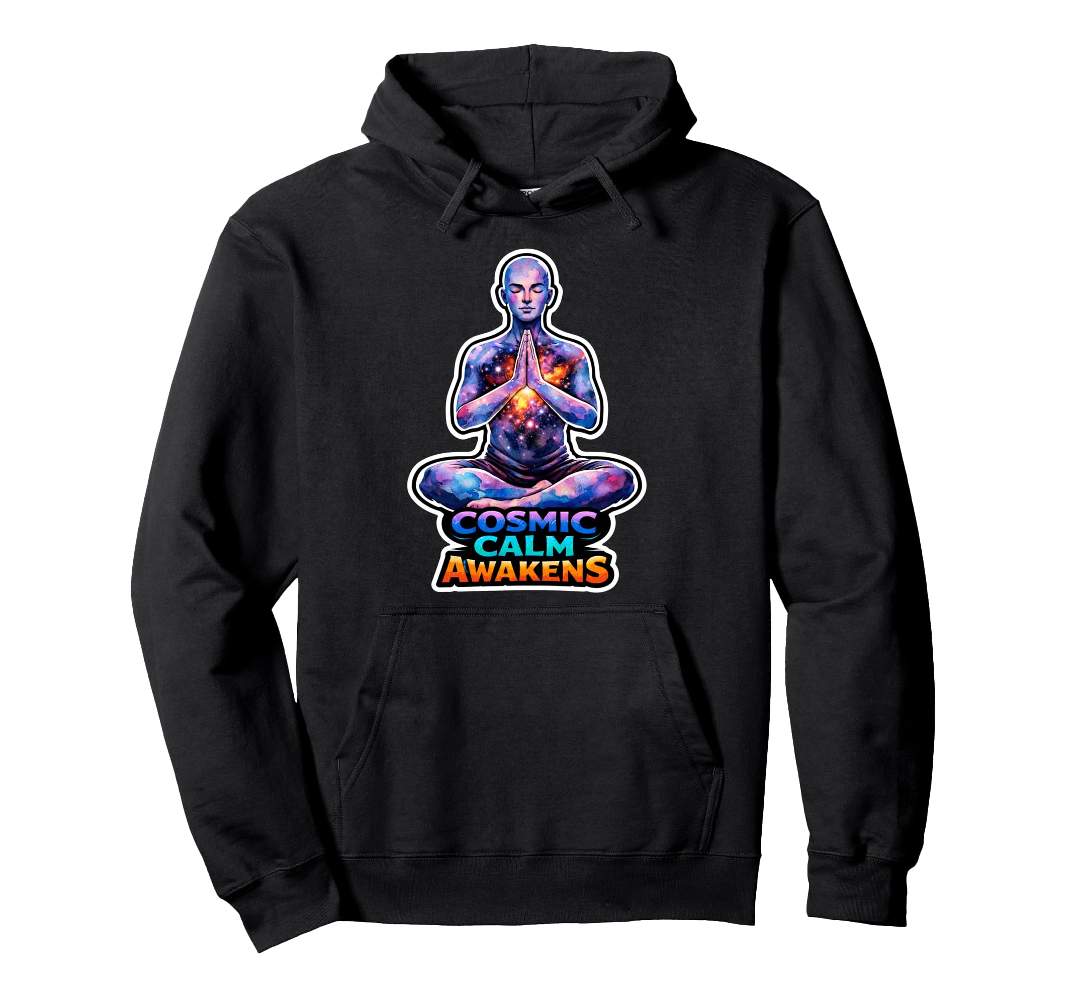Moon Meditation Lunar Mindfulness Hoodie - Aesthetic Graphic Unisex - T-Shirt, Sweatshirt, Hoodie