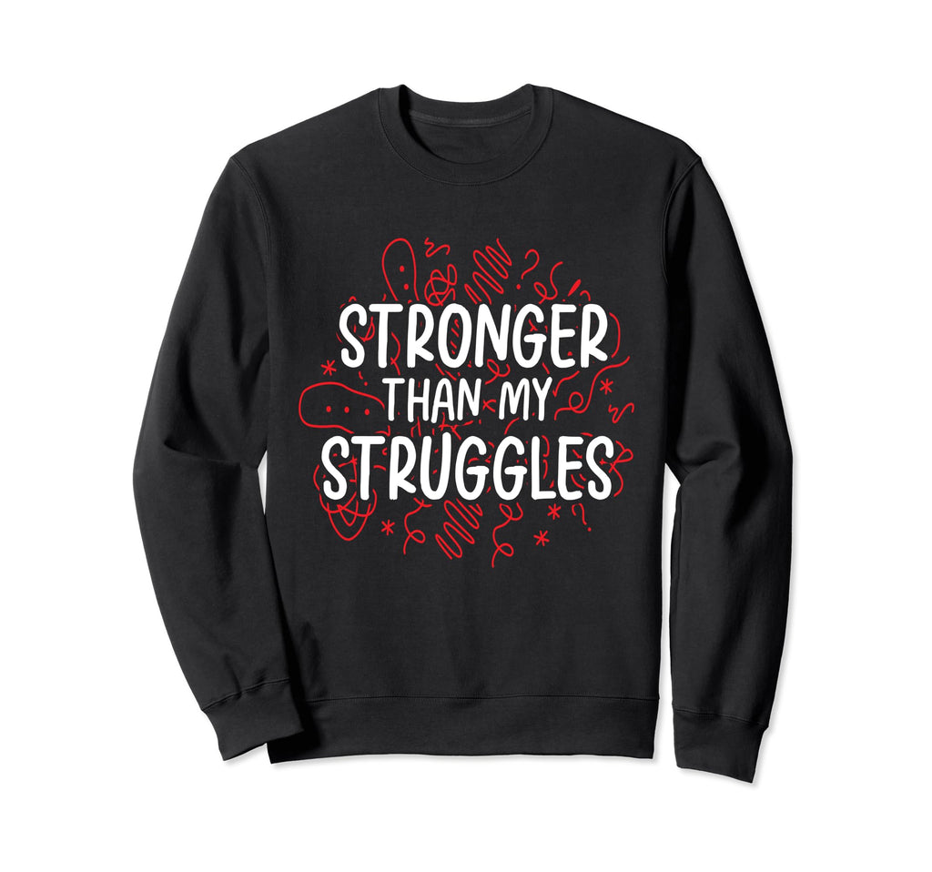Mental Health Depression Sweatshirt - Minimalist Print for Adults - T-Shirt, Sweatshirt, Hoodie