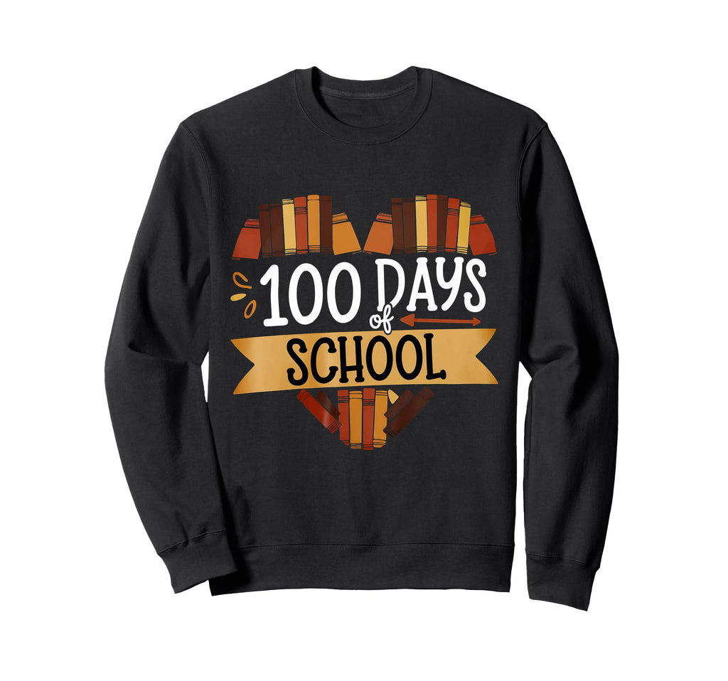 100 Days Books Reading Teacher 100Th Sweatshirt - Custom Art Print Unisex - T-Shirt, Sweatshirt, Hoodie