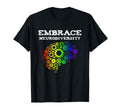 Embrace Neurodiversity Autism Adhd T-Shirt - Graphic Print for Adults - T-Shirt, Sweatshirt, Hoodie